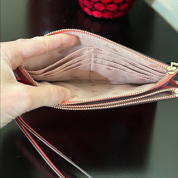 Kate Spade Picnic In The Park Medium Double Zip Wristlet - EUC WLR00519 - Picture 14 of 17